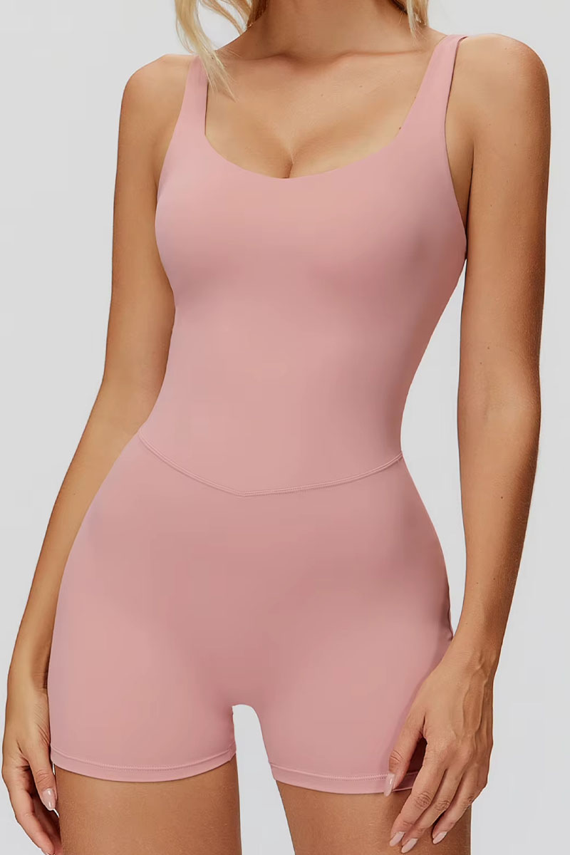 Macaquinho feminino ElyssiaFit- Com Bojo