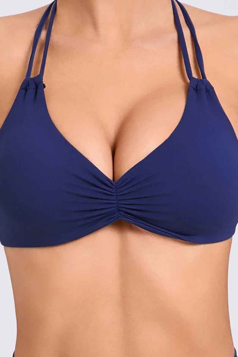 Top feminino V-Back - com bojo