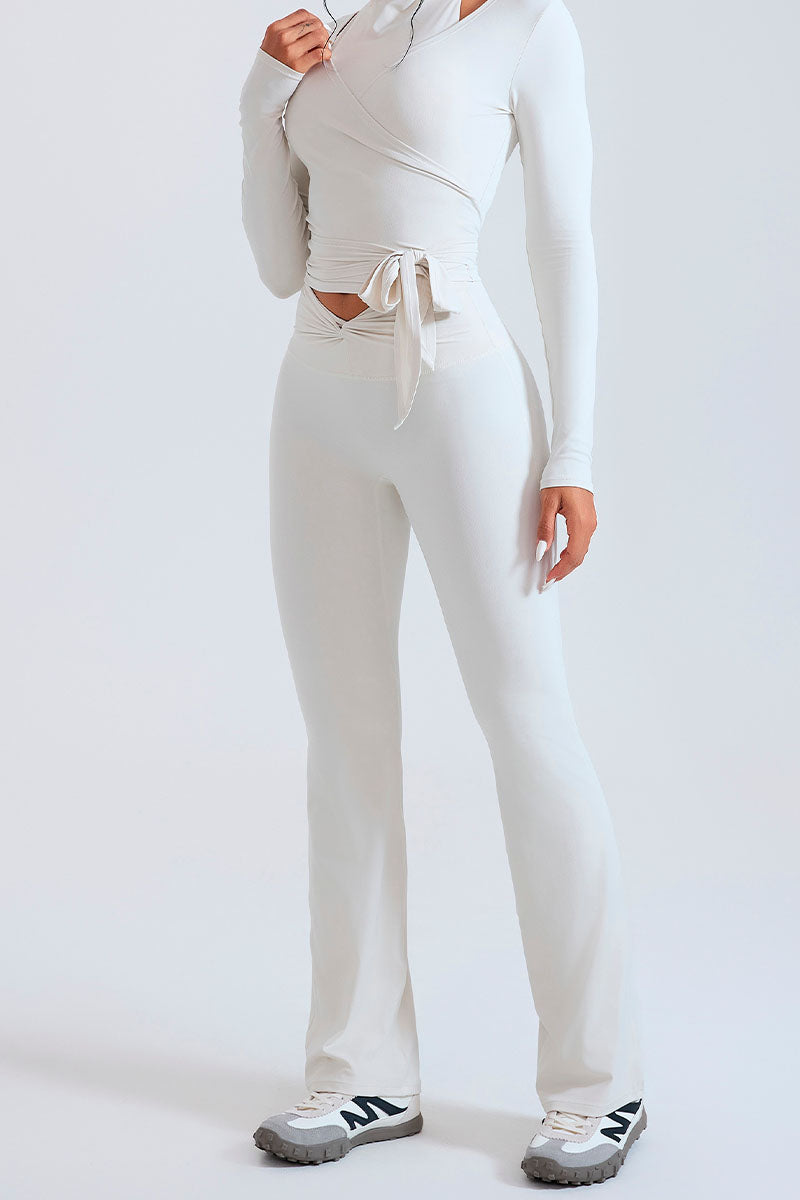 Blusa transpassada  - Noir