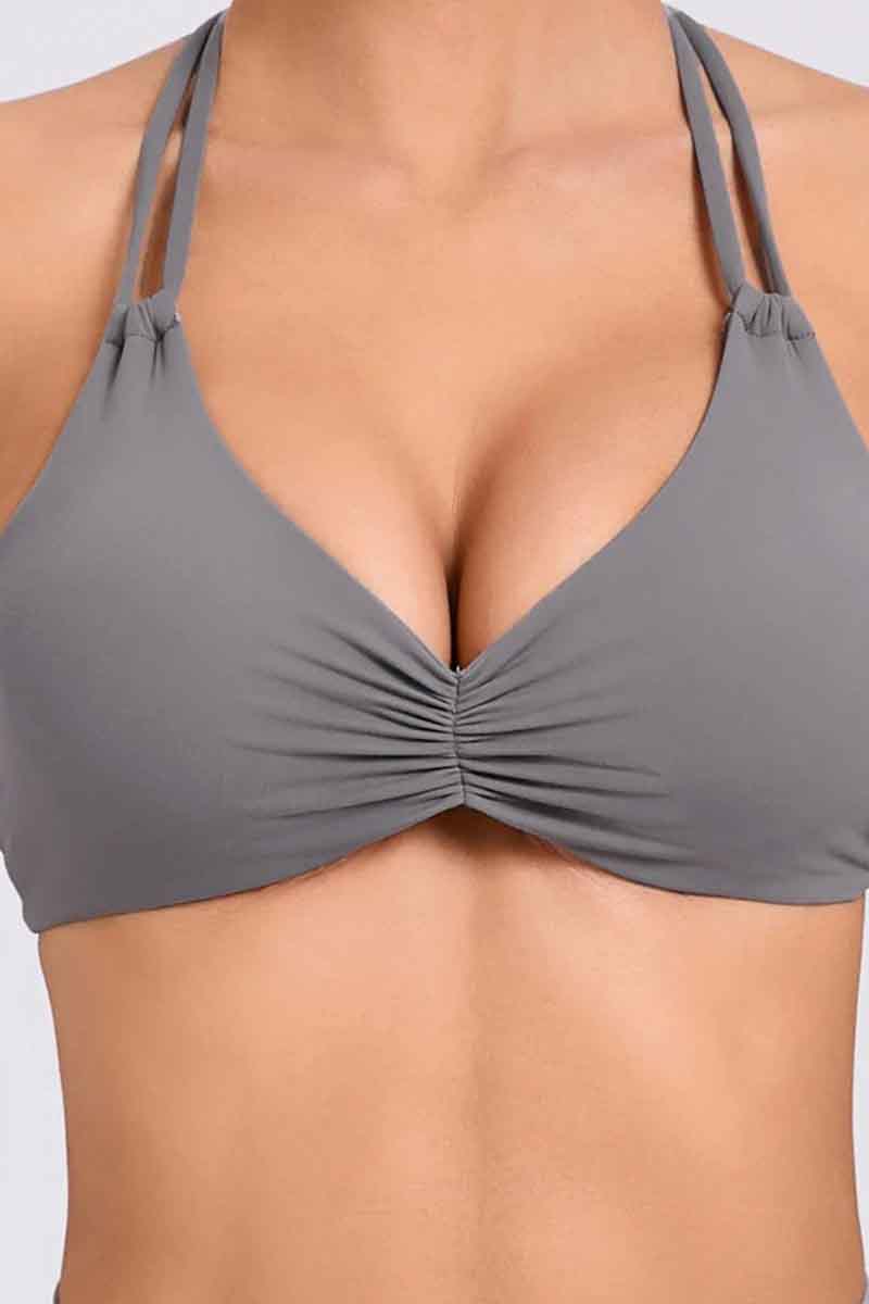 Top feminino V-Back - com bojo