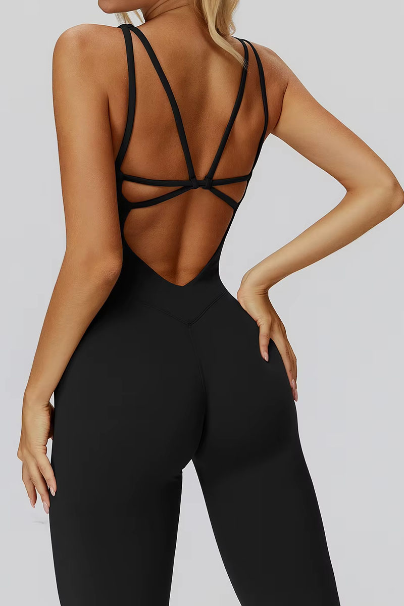 Macacão feminino ElyssiaFit Flare - Com Bojo