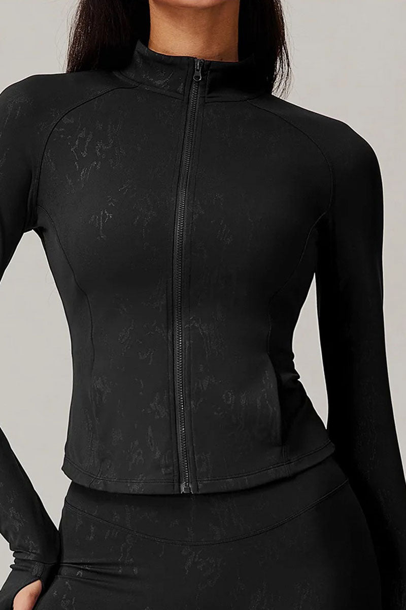 Jaqueta Feminina GlowFit - com Thumb Hole