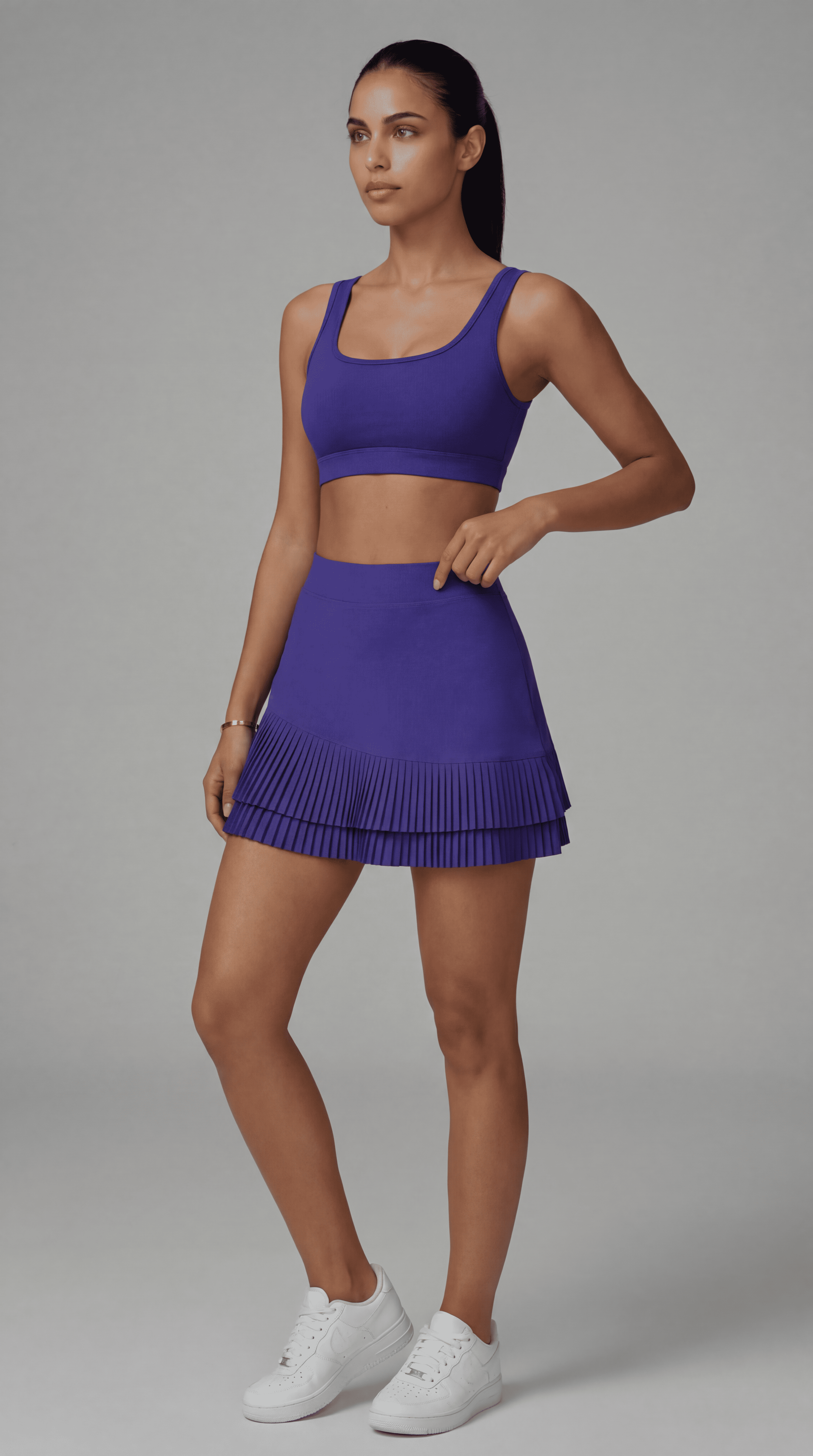 Conjunto FitPulse -  Top regata + Short Saia