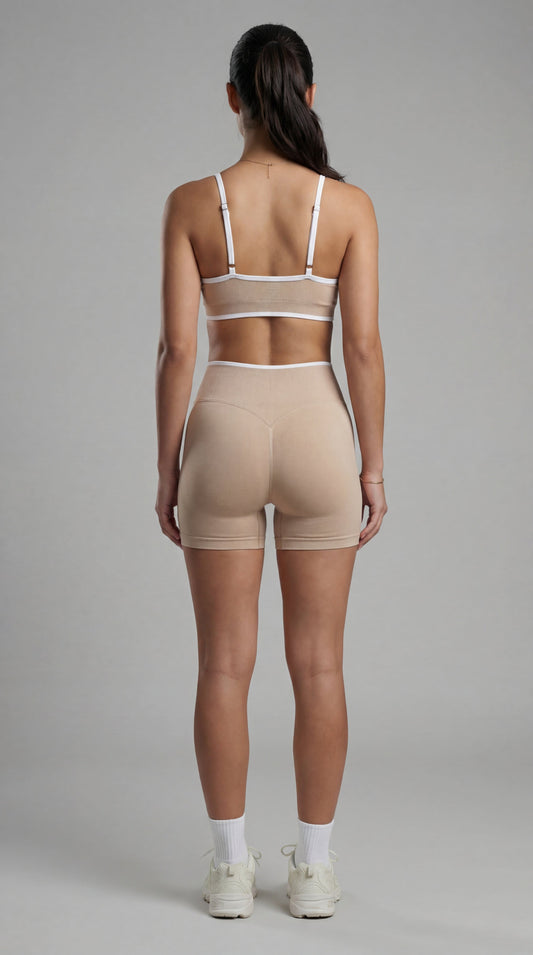 Conjunto Athlira - Top + Short Areia