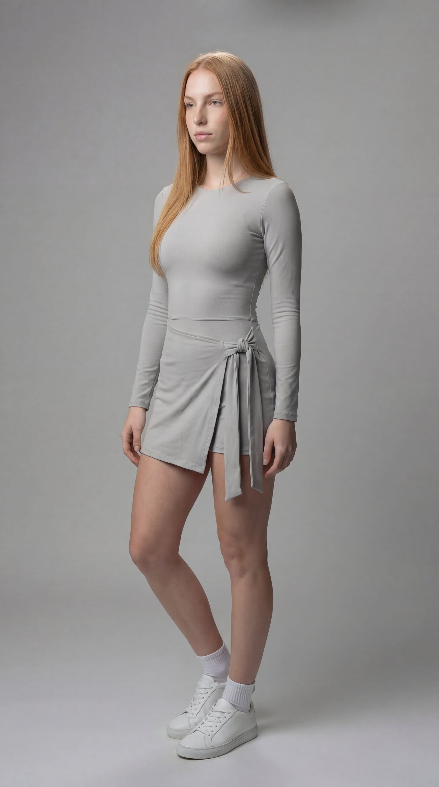 Macaquinho feminino SummerSport - Com Manga Longa Silver